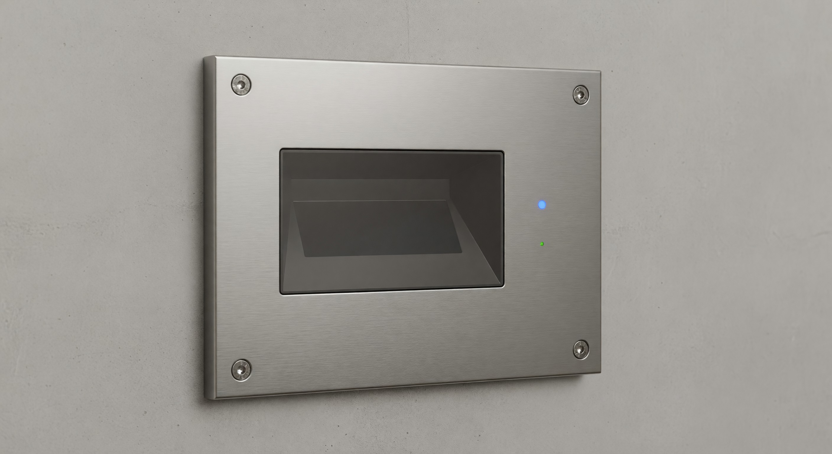 Hotel security access control panel with card reader